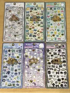 【国内正規品】ストーンつきジュエルプチドロップシール 6シートセット