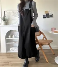 バッククロスジップデザインバルーンジャンスカのサムネイル