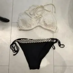ホワイト・ブラック セパレートビキニ