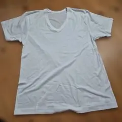 Vネック Tシャツ ホワイト Lサイズのサムネイル