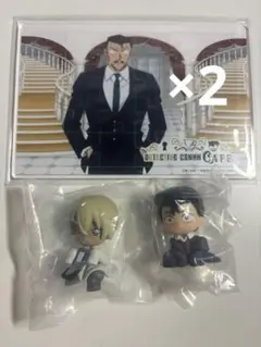 ちぢませ隊 安室透 毛利小五郎 セガラッキーくじ アクリルパズル セット