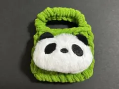 パンダ　ミニポーチ　グリーン