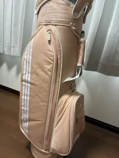 美品　adidas Golf キャディバッグ ピンク　ゴルフバッグのサムネイル