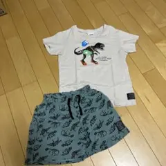 恐竜　Tシャツ　夏休み☆ハーフパンツ　ショートパンツ　110 breeze