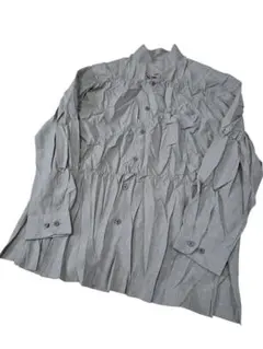 ISSEY MIYAKE プリーツ加工 シワ加工 シャツブラウスのサムネイル
