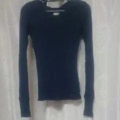 アバクロ 紺 長袖 ロンT(カットソー)