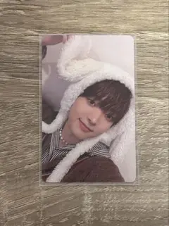 &TEAM EJ ウィジュ 雪明かりweverse ふわふわアニマル トレカ