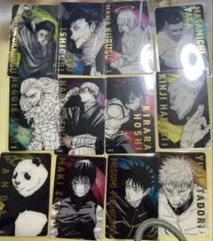 【呪術廻戦展限定】箔押しクリアカードコレクション　12枚セット