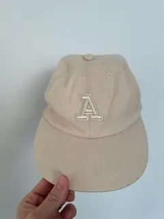 【美品】Adidas キャップ ホワイトベージュ