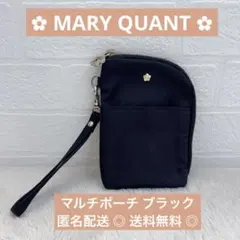 【 マリークワント 】 マルチポーチ ブラック MARY QUANT