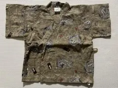 龍模様の甚平 80cm 巾着付き☆