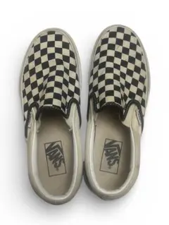 VANS チェッカーパターンスリッポン　23.5cm