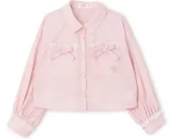 メゾピアノ リボンポケットシャツ　130cm