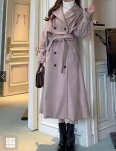 【GRL】マルチWayフェイクウールコート ピンク[kz161]