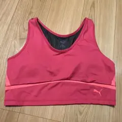 PUMA ピンク スポーツブラ Lサイズ