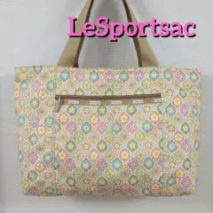 LeSportsac リバーシブル トートバッグ 花柄 レスポ 軽量 肩掛け可のサムネイル