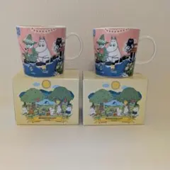 ムーミンバレーパーク 限定　ARABIA ムーミンアラビア　マグカップ　2個