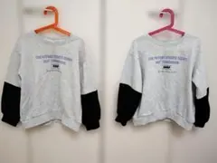 ANAP KIDS トレーナー 130cm 2枚セット【双子ちゃん】