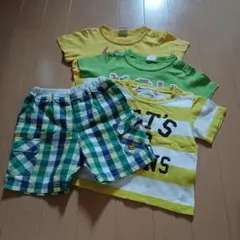 Tシャツ ハーフパンツ 4点セット