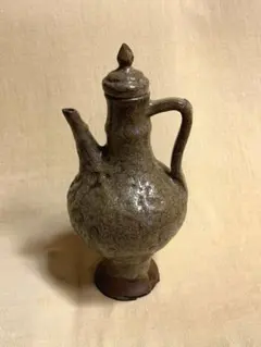村田亀水 作 鉄釉 水注 煎茶道具 - メルカリ