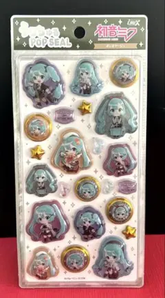 【正規品】初音ミク うるちゅるポップシール ボンボヤージュ クラックス 新品
