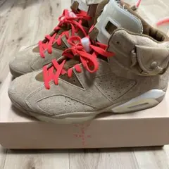 29 NIKE AIR JORDAN6 Travis Scott khaki