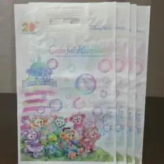 ダッフィーフレンズ 20周年記念 ショップ袋小 4枚セット