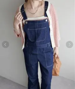 discoat ディスコート　デニムサロペット