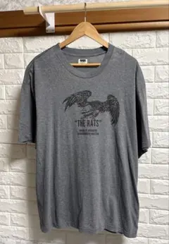 23/SS RATSラッツイーグルプリントTシャツXL日本製ユーズド