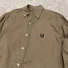 HUMAN MADE 長袖シャツ　ワークシャツ　メンズ　サイズM ロゴ　ワッペンのサムネイル