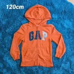 GAP オレンジ フード付き パーカー スパンコール 120