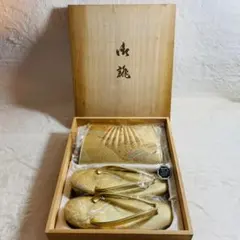 ★新品未使用★和装小物 草履バッグセット 草履 着物 和装 最高級バッグ