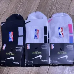 NBA バスケットボールソックス Lサイズ 3足セット