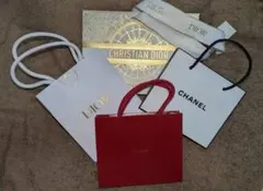 ショッパー　CHANEL　Cartier　Christian Dior　4枚