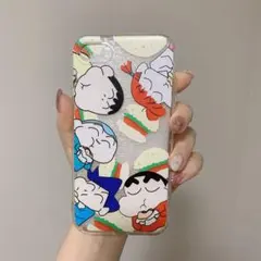 iPhone SE / 8 / 7 ソフトケース クレヨンしんちゃん