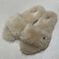 UGG WOMEN FLUFF SLIDE 未使用 シープスキンのサムネイル