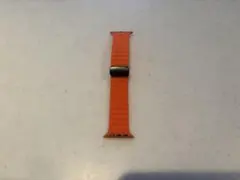 애플 워치 42-49mm 실리콘 스트랩 오렌지