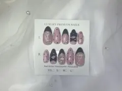 ネイル 現品 ネイルチップ 地雷系 量産型 韓国風