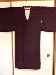 値下⚫︎正絹　道行コート　輪奈ビロード　舞花尽くし　ロング丈　逸品