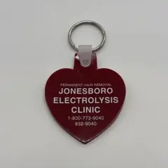 80s~　ヴィンテージ　JONESBORO　アドバタイジングキーホルダー　ハートのサムネイル