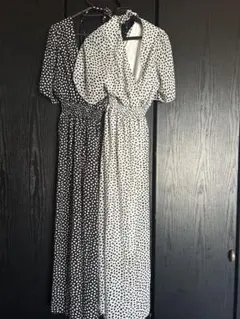 GRL フレアスリーブワンピース M2点セット