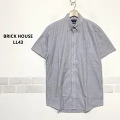 BRICK HOUSE 半袖シャツ ボタンダウン LL43 綿100% K457のサムネイル
