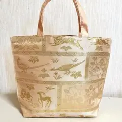 帯リメイク　ミニトートバッグ　121