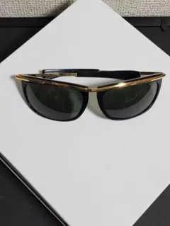 レイバンB&L Ray-Ban U.S.A.サングラスブラック/ゴールド横浜銀蝿