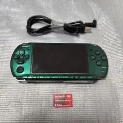 美品 sony psp 3000 スピリティッドグリーン