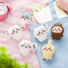 ちいかわだらけくじ E賞 ぬいぐるみバッジ わーんッ