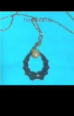 大きめの鎖のネックレスです無地のセーターカットソーに映えます