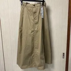 ロングフレア チノスカート　EDWIN SOMETHING