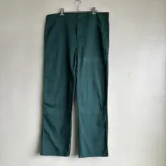 ユーロワークパンツ　ヘリンボーン　ダブルニー　バックベルト