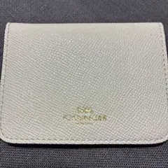 COACH ホワイト レザー パスケース